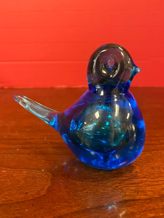 Glass Blue Bird