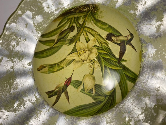 Lesley Roy Signed Glass Plate - Etsy Finland