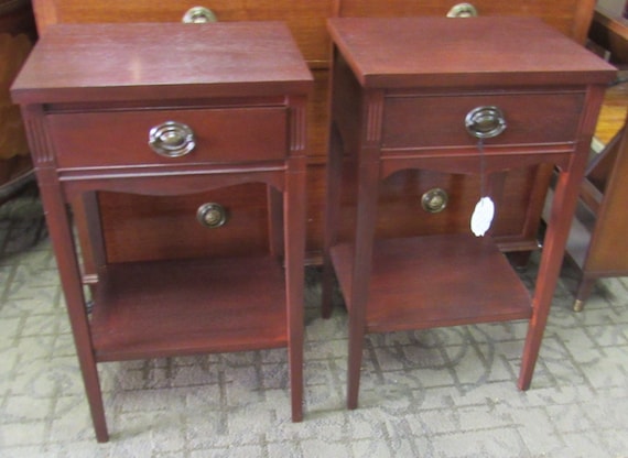 Pair of Mahogany night stands or end tables