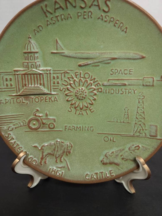 Frankoma Kansas Plate