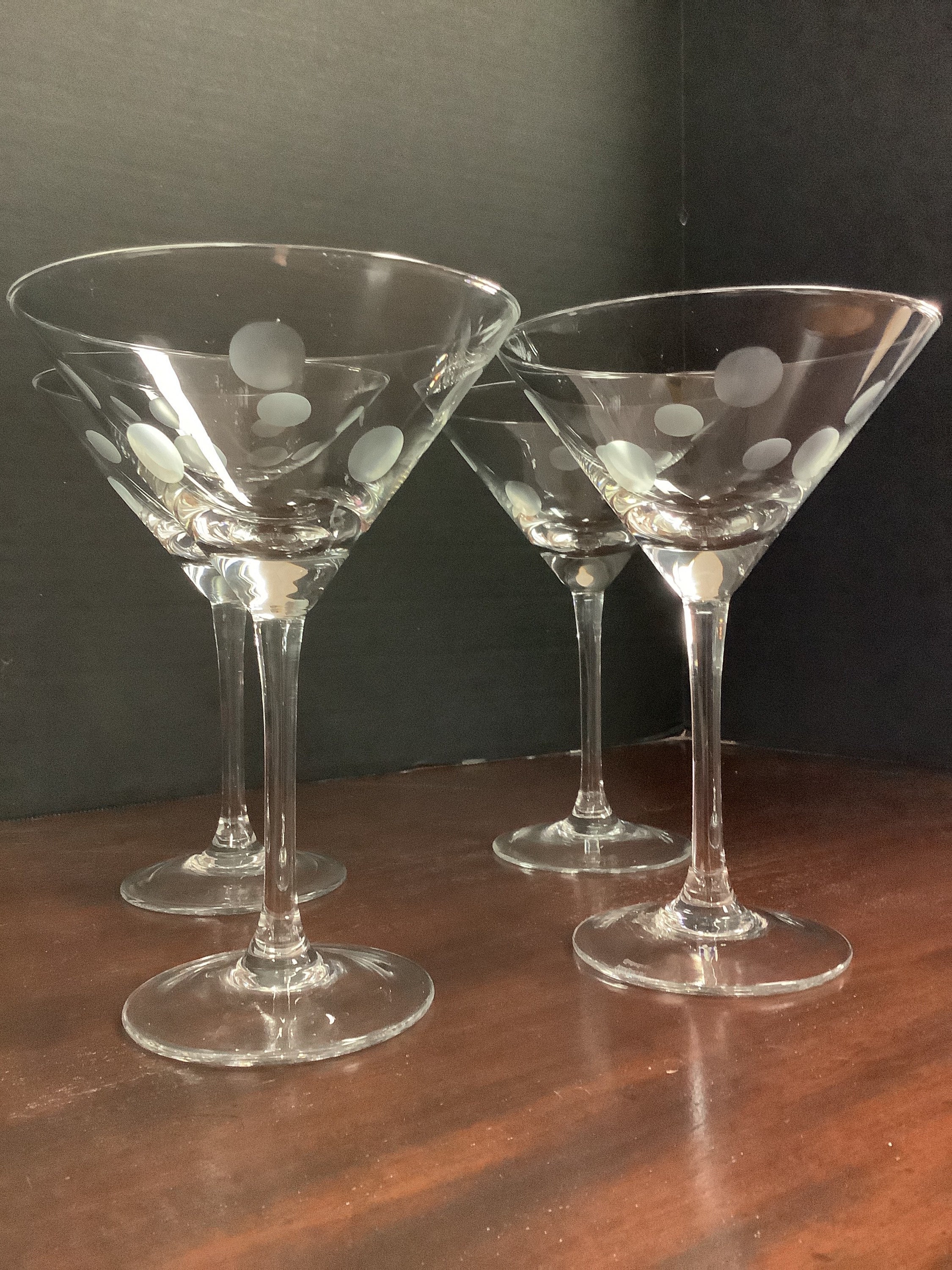 Oakmont Custom Stemless Martini Glass