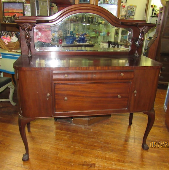 Sideboard or buffet with mirror