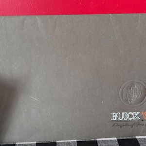 1960 Buick Portfolio of Fine Cars sales brochure