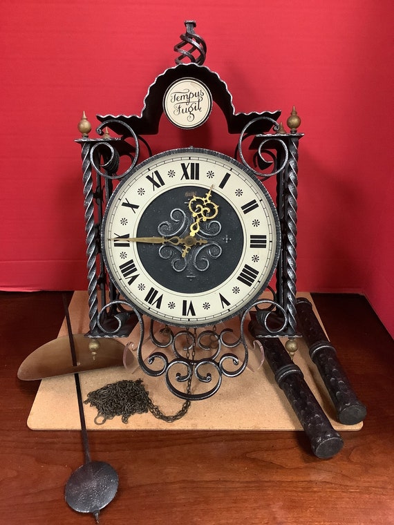 Tempus Fugit Wall Clock