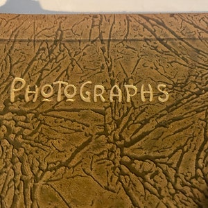 Leder Fotoalbum unbenutzt