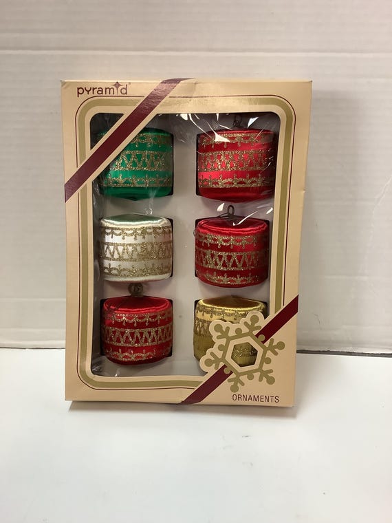 Pyramid Satin-Sheen Ornaments