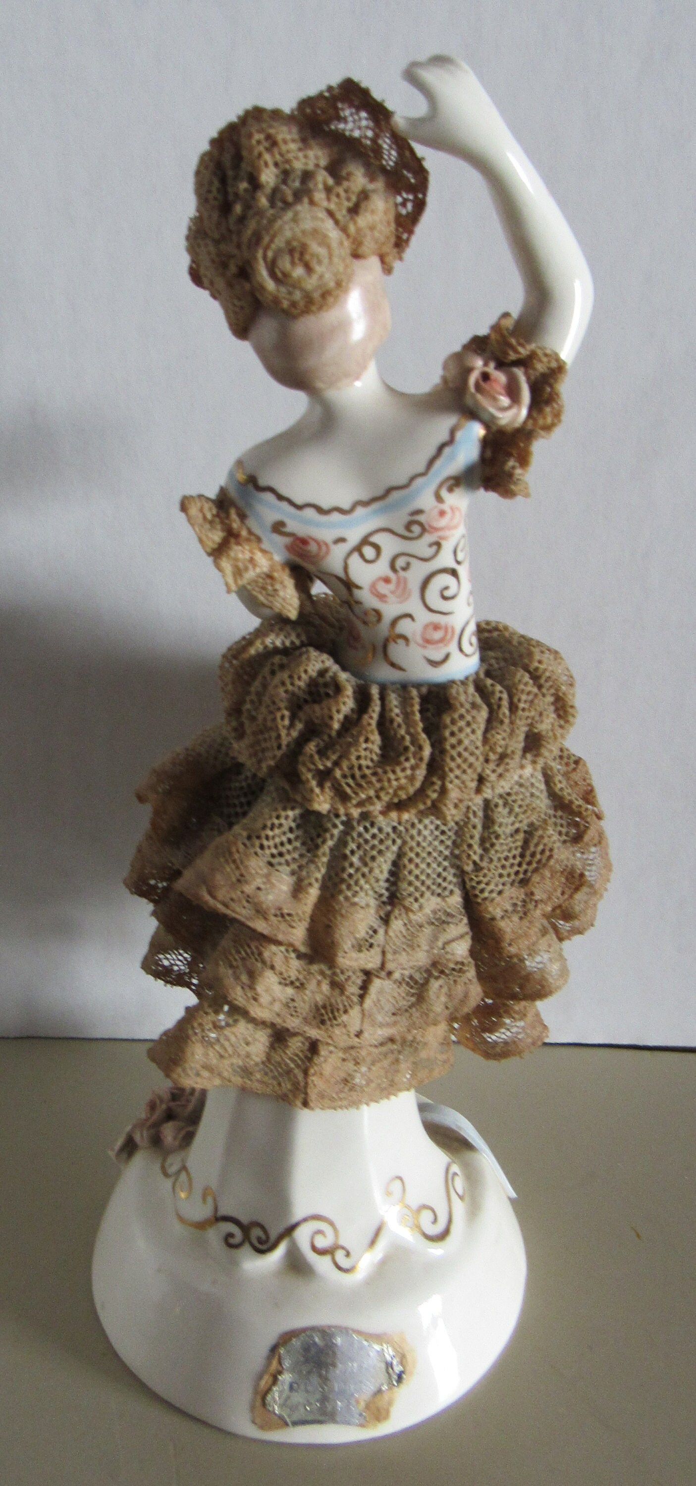 Dresden lace Ballerina figurine