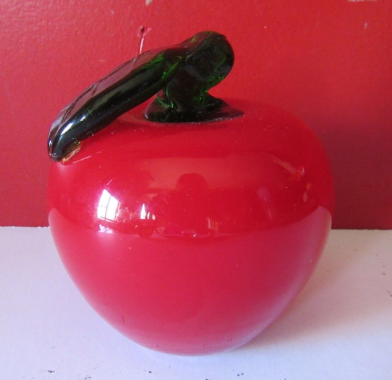 Red Apple paperweight