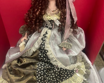 Victorian Costume Ceramic Doll