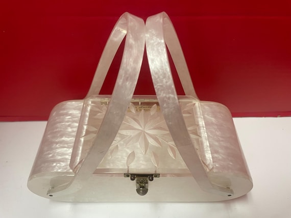 Double Handle Lucite Bag
