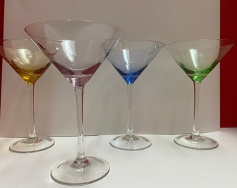 Dot Martini Glasses