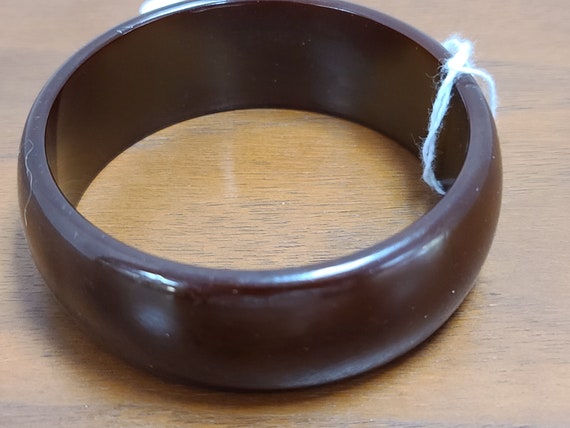 Bakelite brown bangle