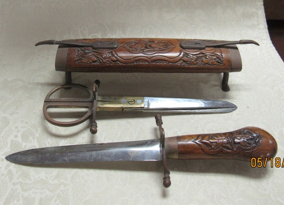 Dagger letter opener and scissors