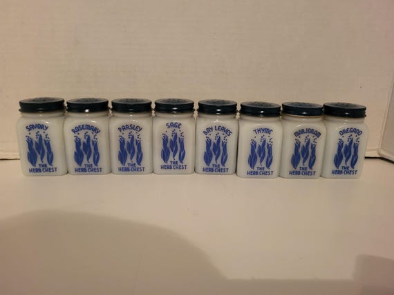 The Herb Chest spice bottles