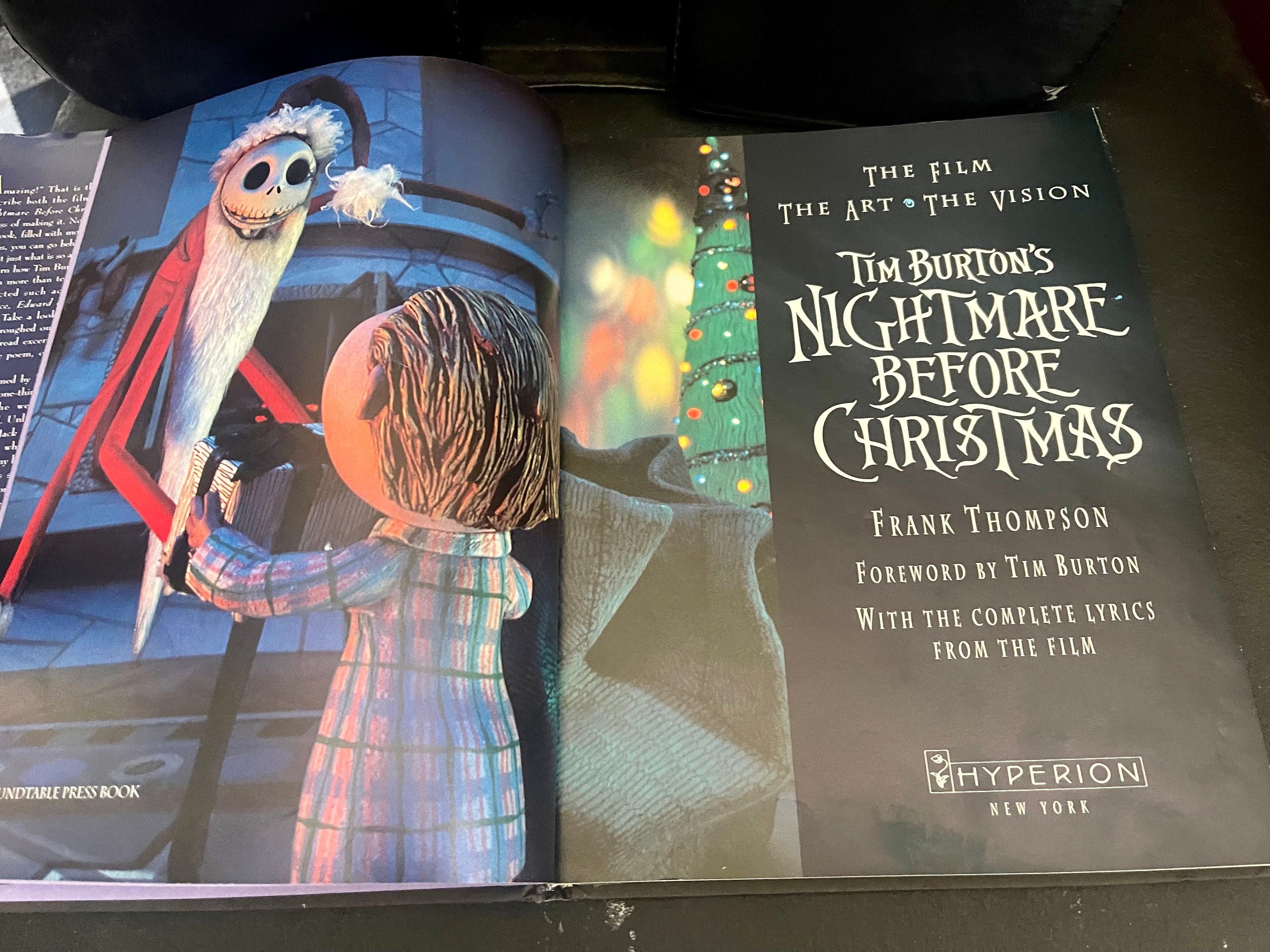 Tim Burton's the Nightmare Before Christmas by Frank Thompson, Hardcover