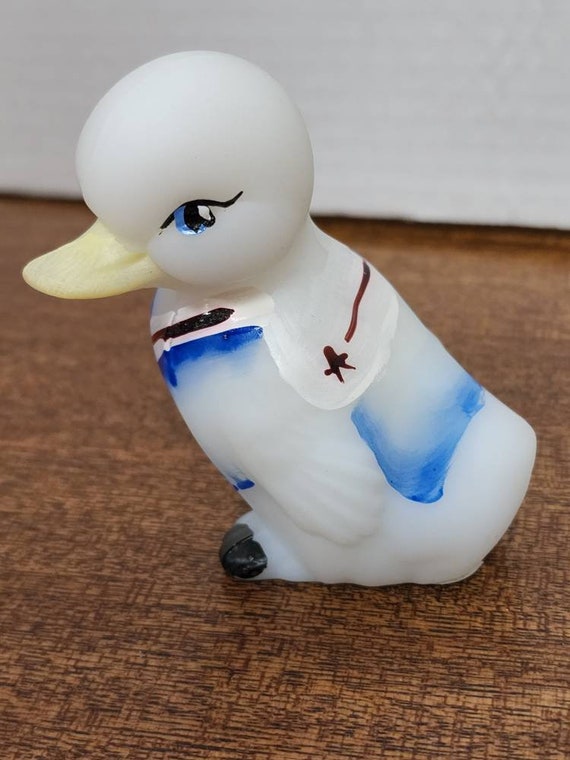 Fenton Duckling Figurine