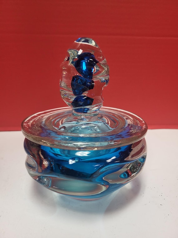 Art Glass Candy Dish