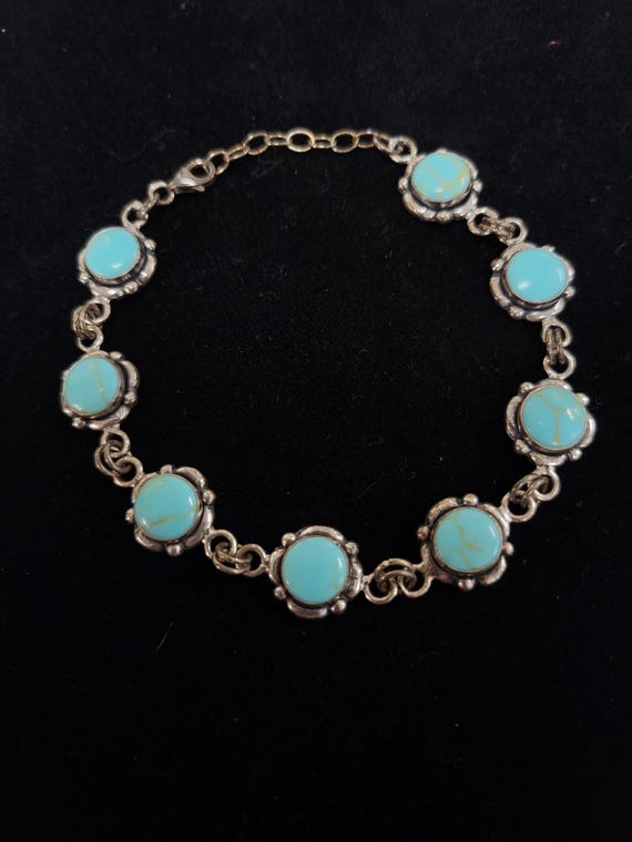 Round Turquoise Bracelet