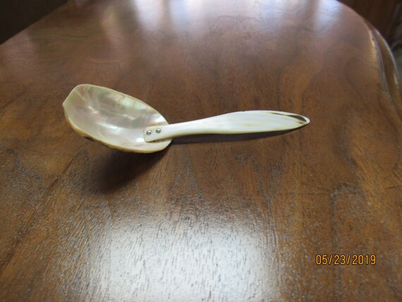 Vintage Caviar spoon mother of pearl