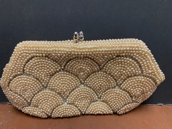 Vintage beaded clutch