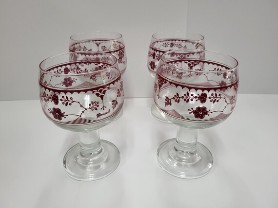 4 Franciscan Goblets