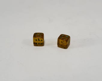 Miniature Lucite Dice