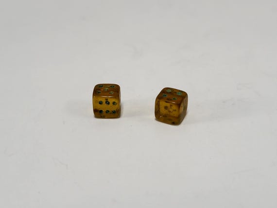 Miniature Lucite Dice