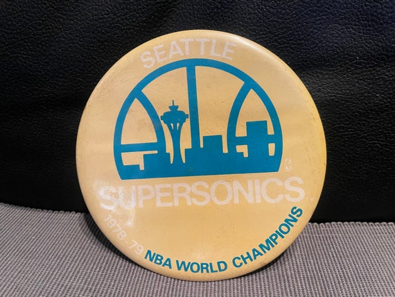 Seattle Supersonics Giant Button