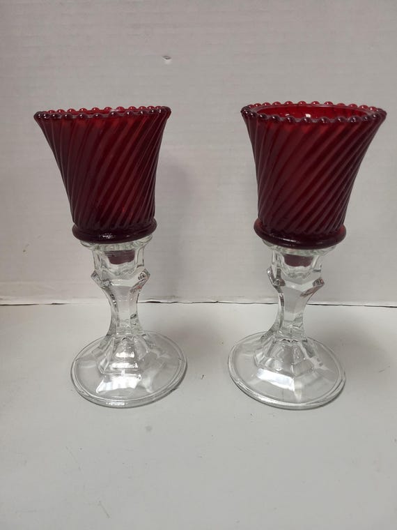 Candlestick Holder & Votive Cups