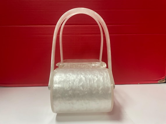 Double Handle Lucite Bag - image 7
