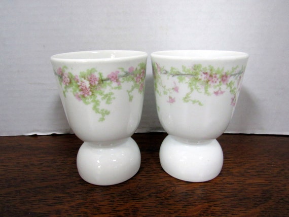 2 Egg Cups Haviland Limoges