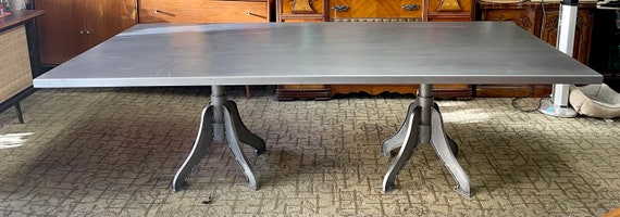 Industrial dining or conference table