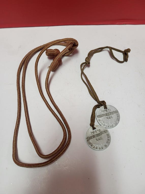 WWI USA Dog Tags