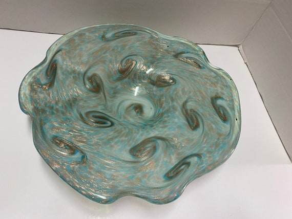 Galaxy Murano Art Glass Bowl