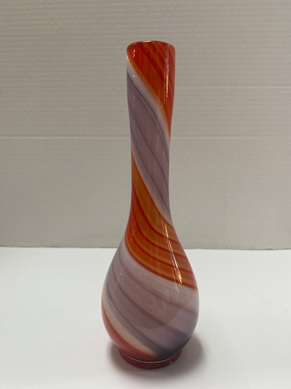 Hand Blown Art Glass Vase