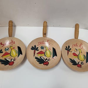 Wooden Snack Trays