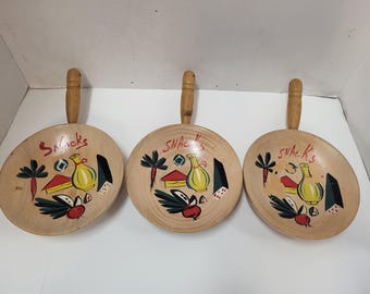 Wooden Snack Trays