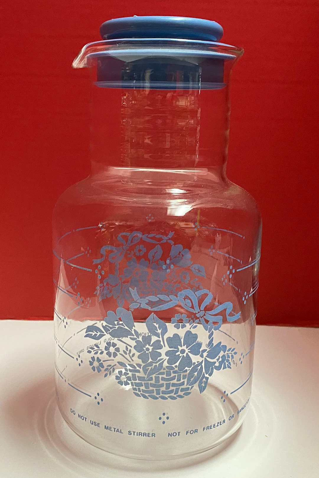 Pyrex Glass Juice Pitcher - Etsy