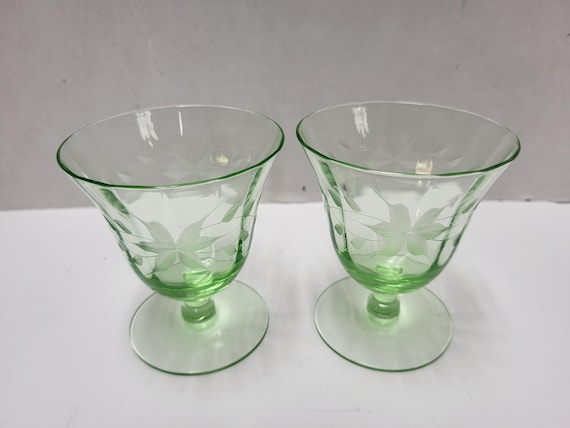 Uranium Sherry Glasses