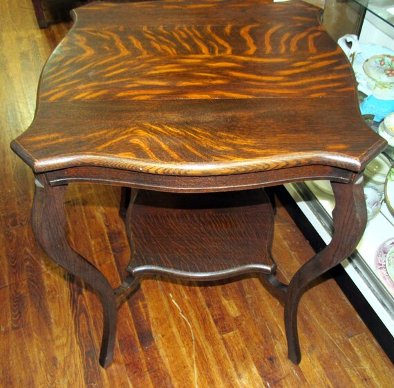 Antique Tiger Oak Table