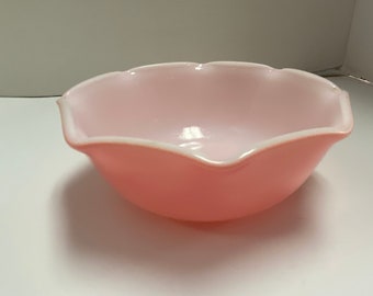 Hazel Atlas Pink Crinoline Cereal Bowl