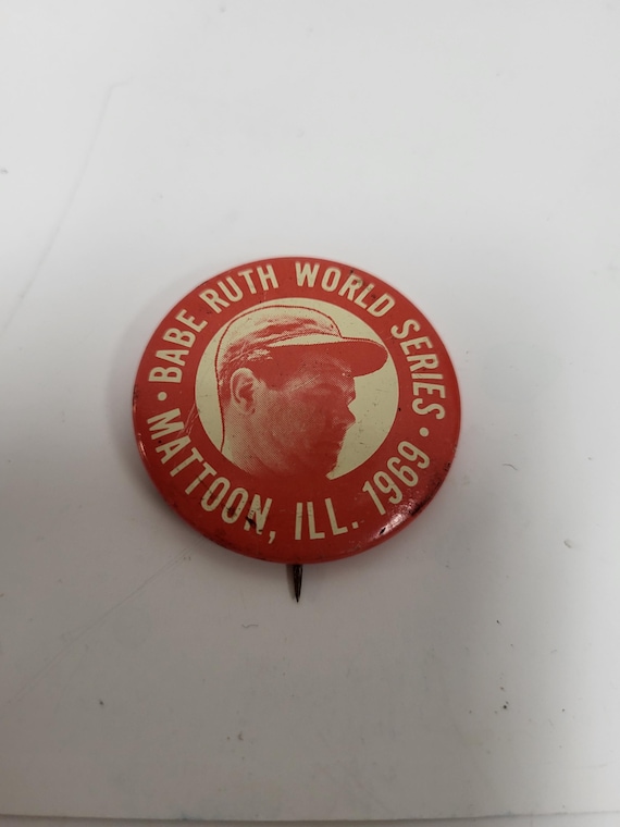 Babe Ruth Pin Back Button