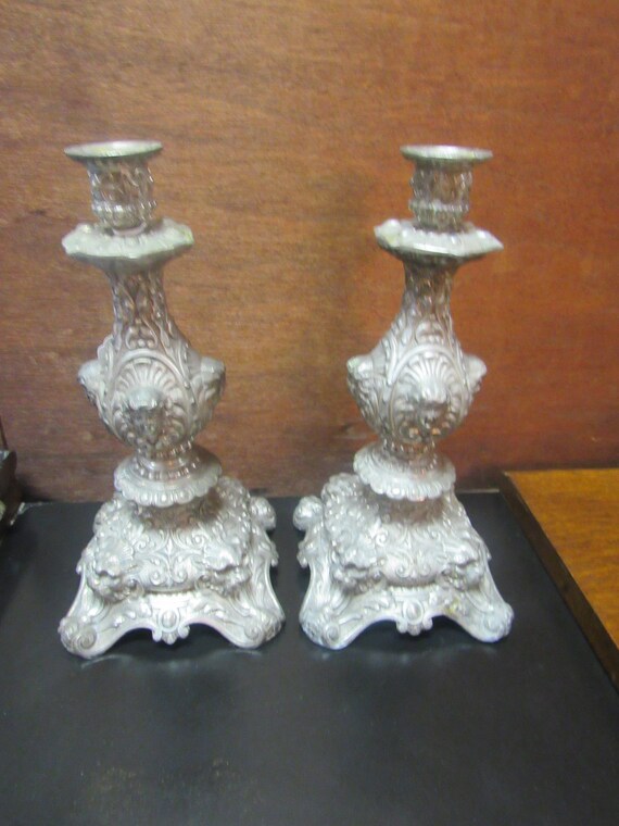 Gothic candle holders