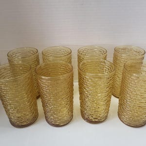 Anchor Hocking Amber Tumblers