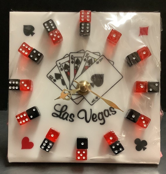 Dice Royal Flush Clock