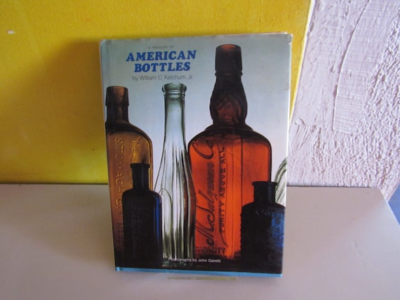 Antique reference book A Treasury of American Bottles