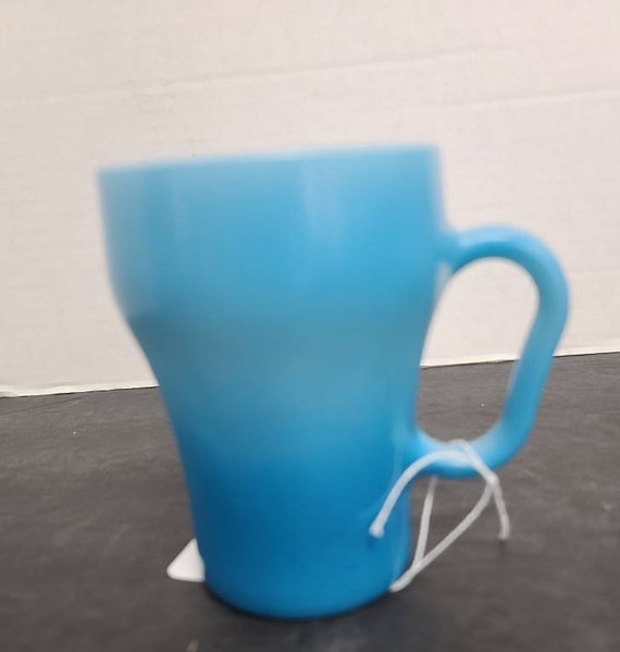 Fire King Blue Coca Cola Mug