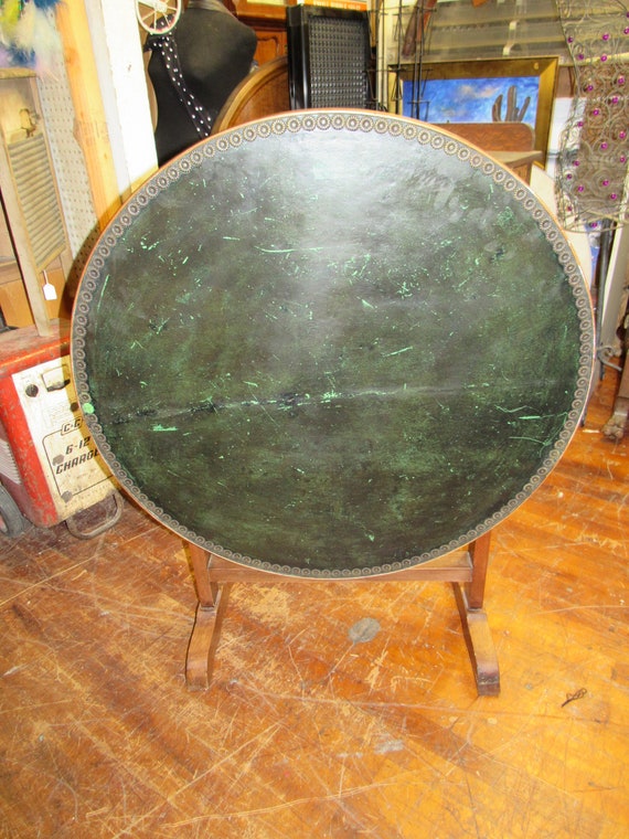 Antique Tilt Game Table