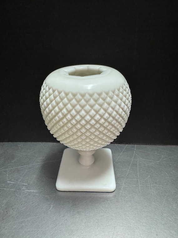 Westmoreland milk glass vase