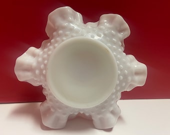 フェントンFenton ホブネイル　 オパールセント　ボンボンディッシュ ヴィンテージ フェントン フレンチ オパールセント ホブネイル フリル